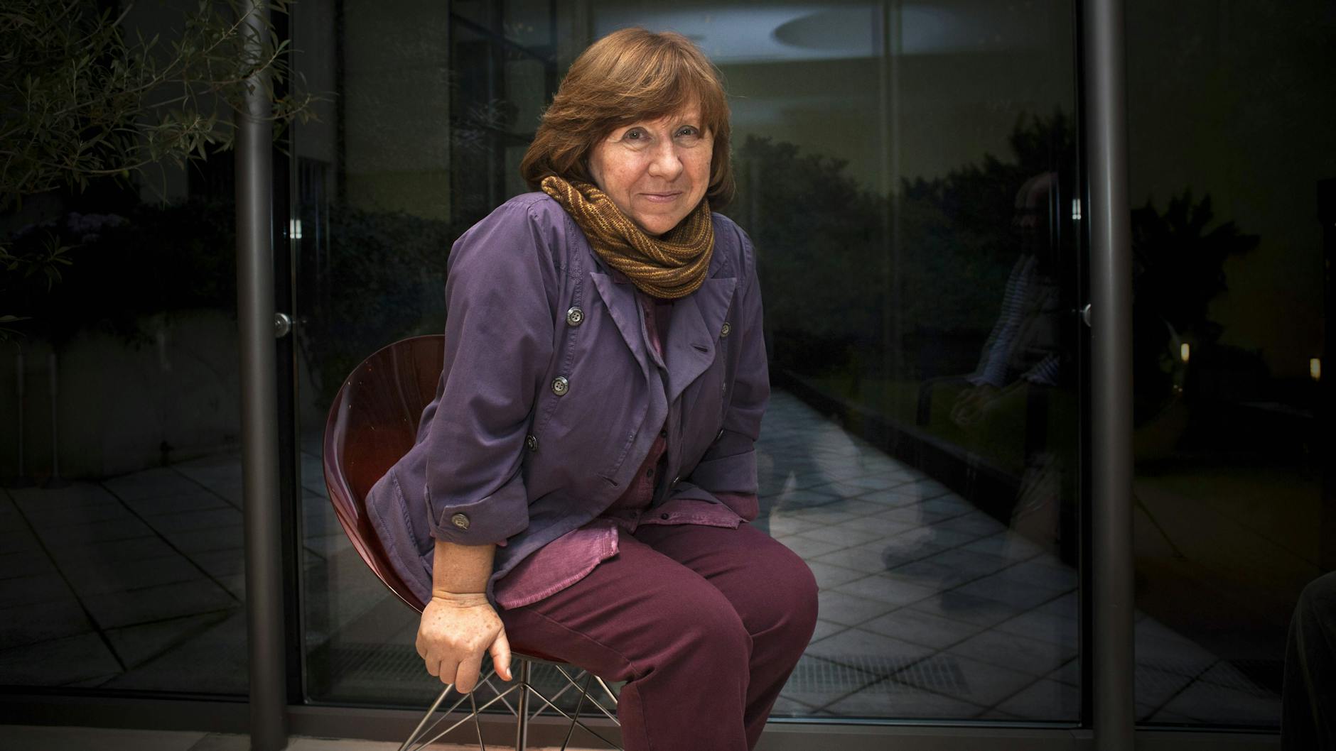 Die Literaturnobelpreisträgerin Swetlana Alexijewitsch.<br>