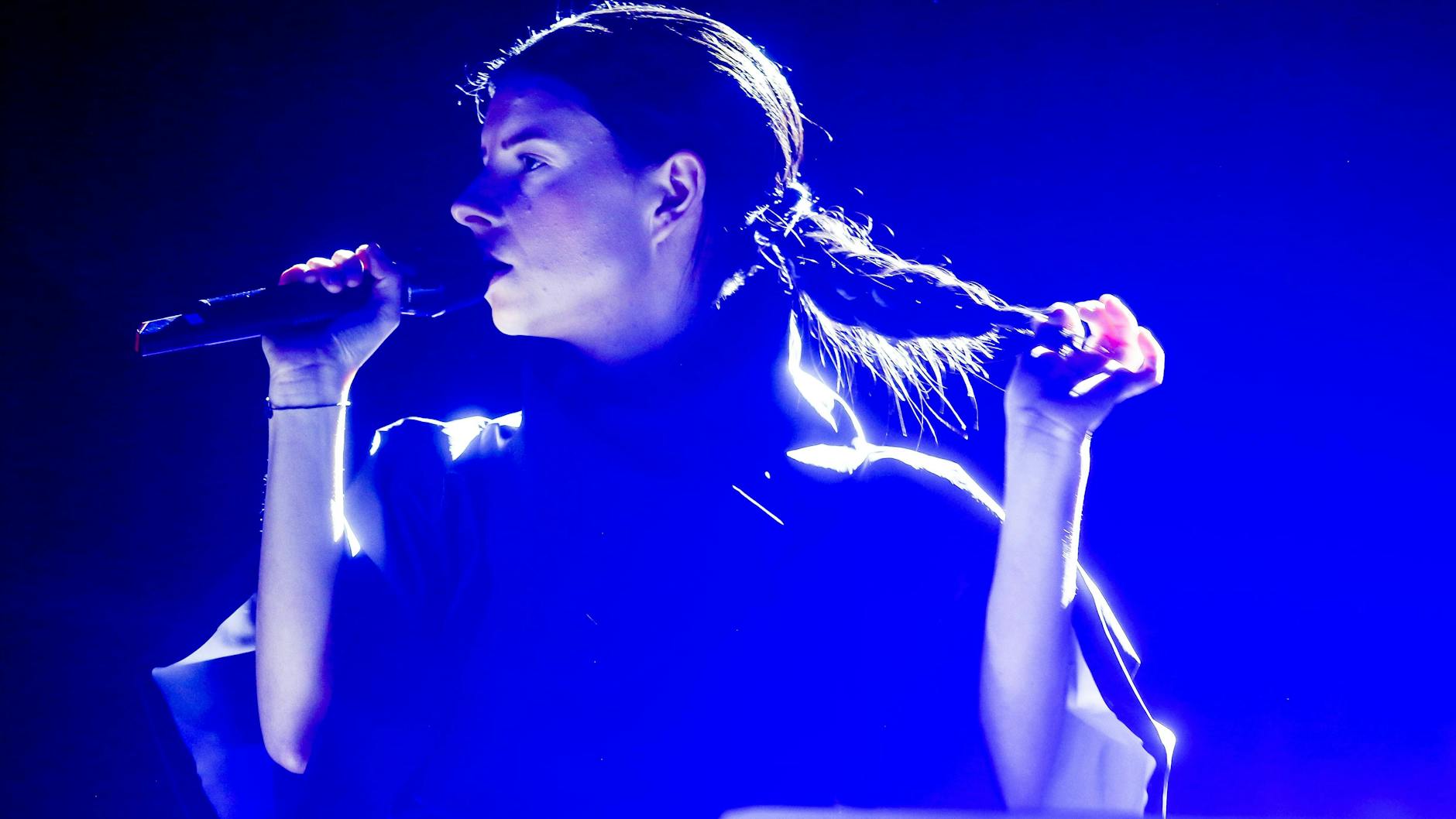 Die deutsch-polnische Sängerin Balbina (alias Monika Jagielska) im Konzert.<br>