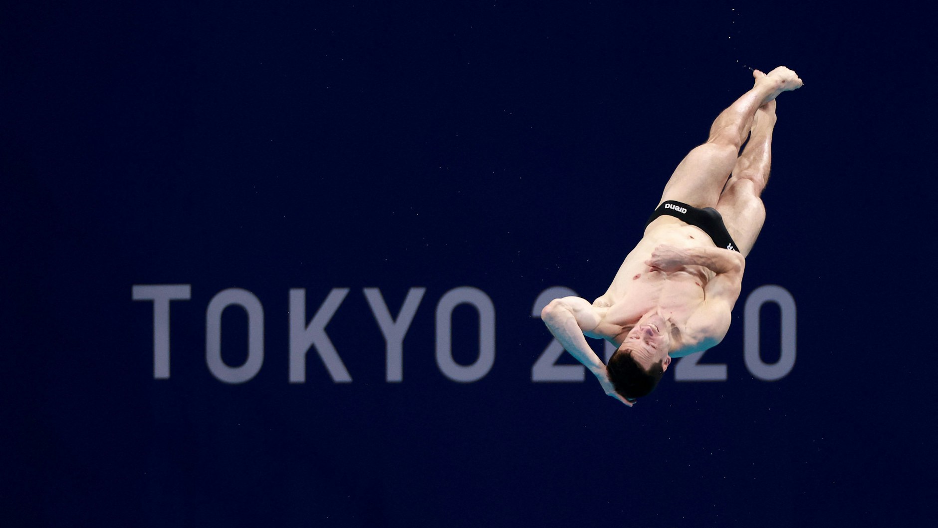Sieht schon mal jut aus: Patrick Hausding beim Training bei den Olympischen Spielen in Tokio. 