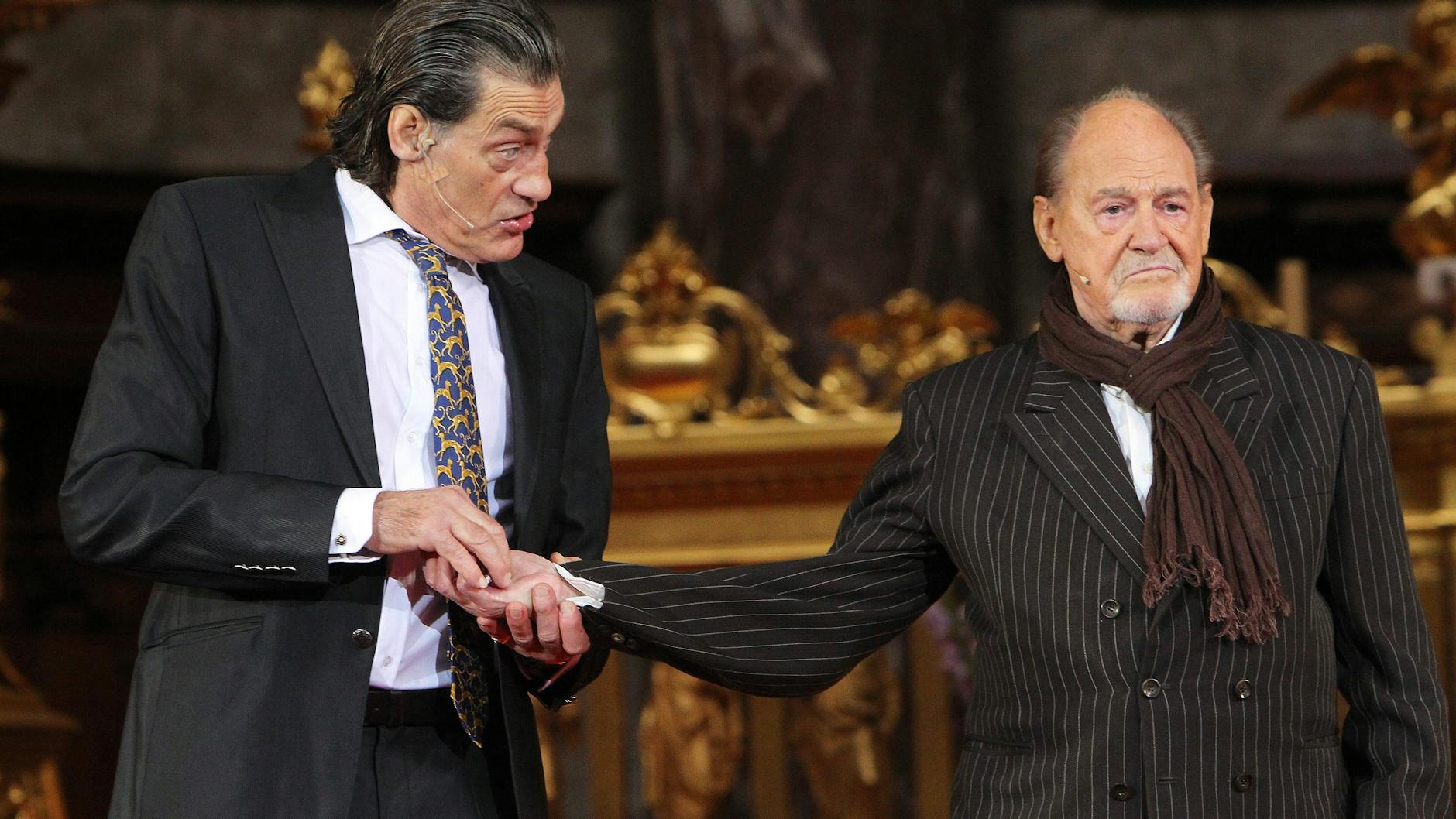 Es muss ja nicht immer die Pension Schöller sein: Glatzeder und Köfer standen bei den Jedermann-Festspiele 2010 im Berliner Dom ebenfalls gemeinsam auf der Bühne.