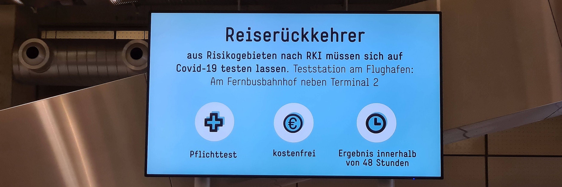 Testpflicht für Reiserückkehrer soll kommen.