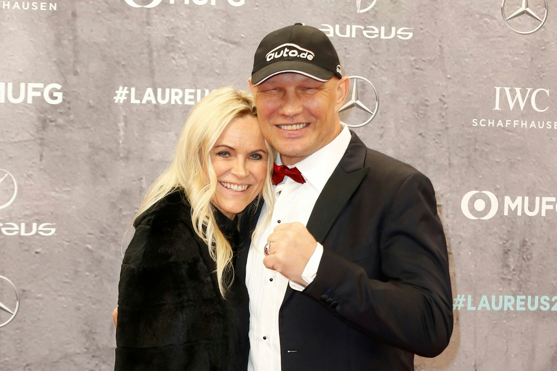 Da waren sie noch glücklich vereint: Axel Schulz mit Ehefrau Patricia auf dem roten Teppich beim Laureus World Sports Award 2020 in Berlin.