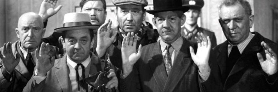 Herbert Köfer in der Gaunerkomödie Hände hoch oder ich schieße wurde 1966 gedreht und von den Kulturfunktionären der DDR verboten.