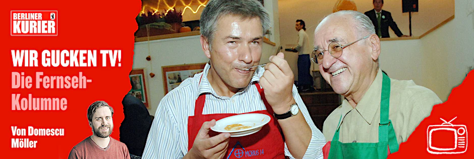 Alfred Biolek und Berlins ehemaliger Bürgermeister Klaus Wowereit.
