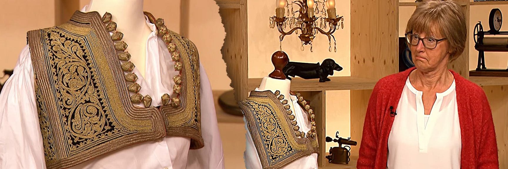 Bares für Rares-Kandidatin Elisabeth Haakvoort kann den Preis, den Experte Sven Deutschmanek ihr nennt, gar nicht glauben.