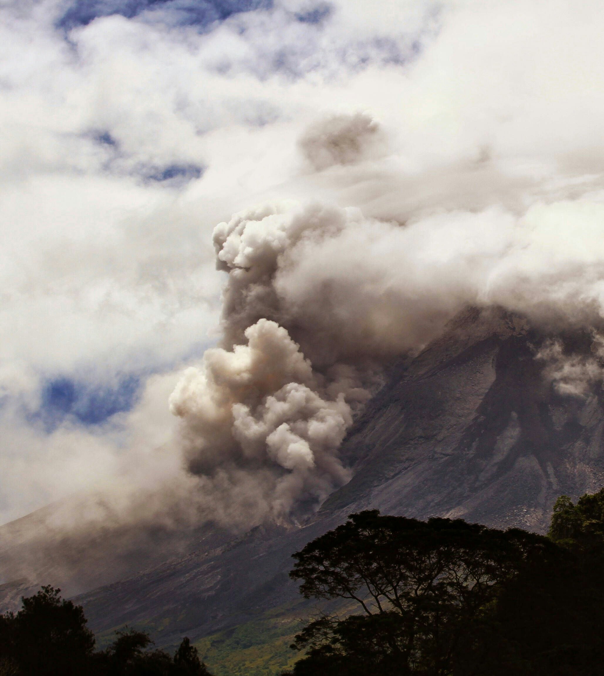 Vulkanausbruch auf indonesischer Insel: Wald in Brand gesetzt - Vimarsana News