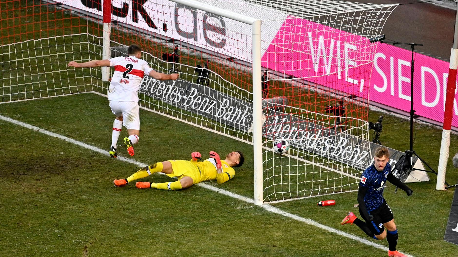 In Stuttgart (1:1) erzielte Luca Netz sein erstes Bundesliga-Tor und löste damit Prince Boateng (34) als jüngsten Hertha-Torschützen ab.