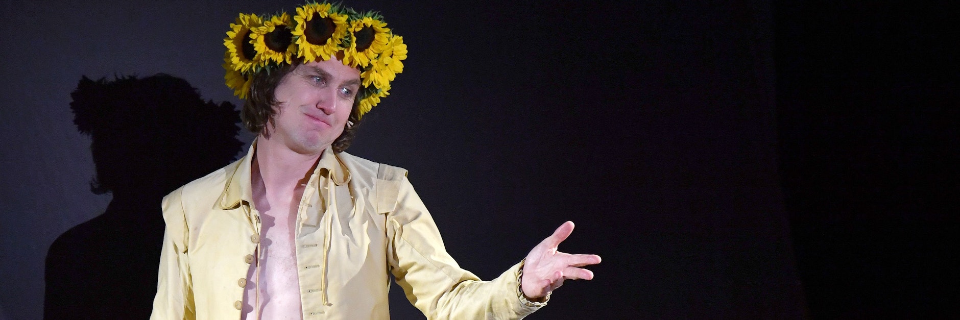 Schauspieler Lars Eidinger während der Fotoprobe zum Salzburger „Jedermann“ von Hugo von Hofmannsthal.