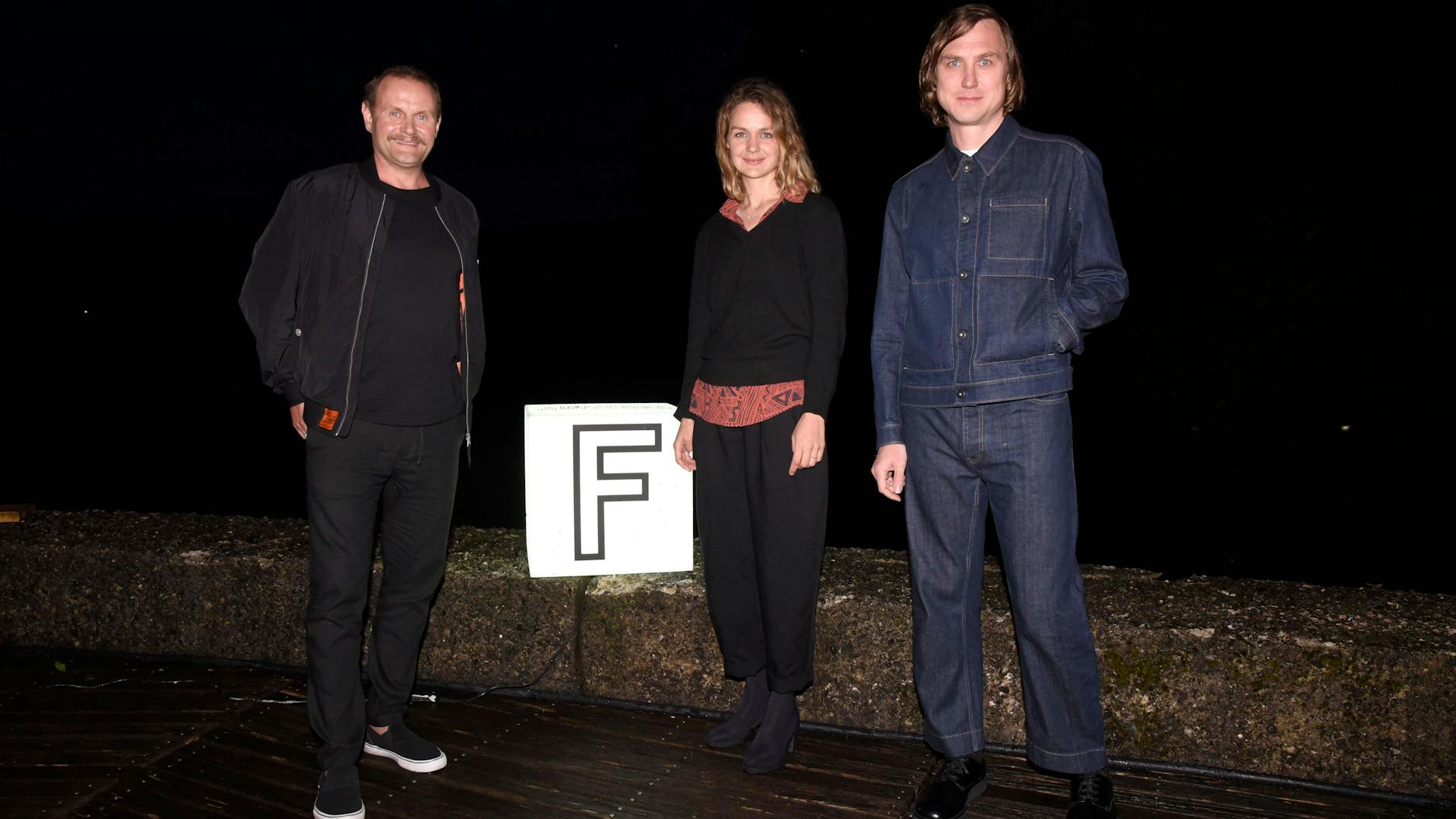 Devid Striesow, Luise Heyer und Lars Eidinger bei der Premiere des Kinofilms „Nahschuss“ auf dem Filmfest in München