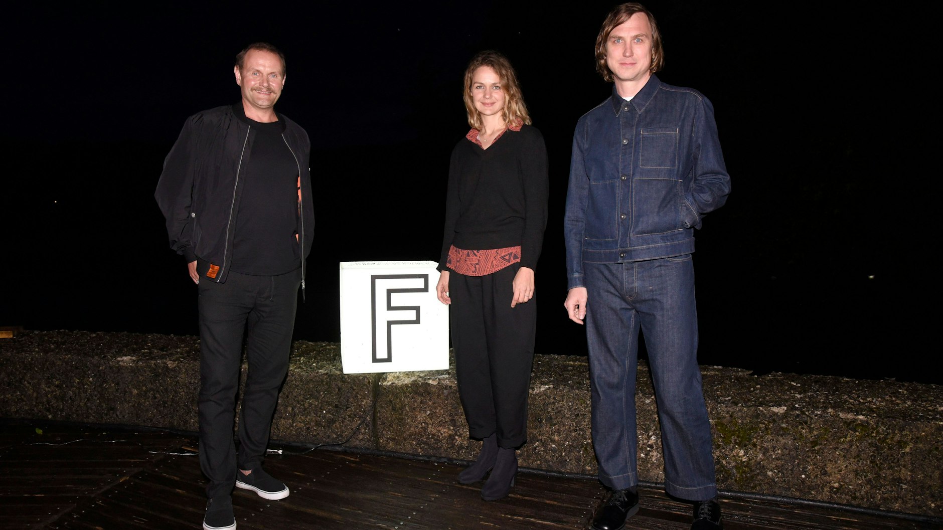 Devid Striesow, Luise Heyer und Lars Eidinger bei der Premiere des Kinofilms „Nahschuss“ auf dem Filmfest in München