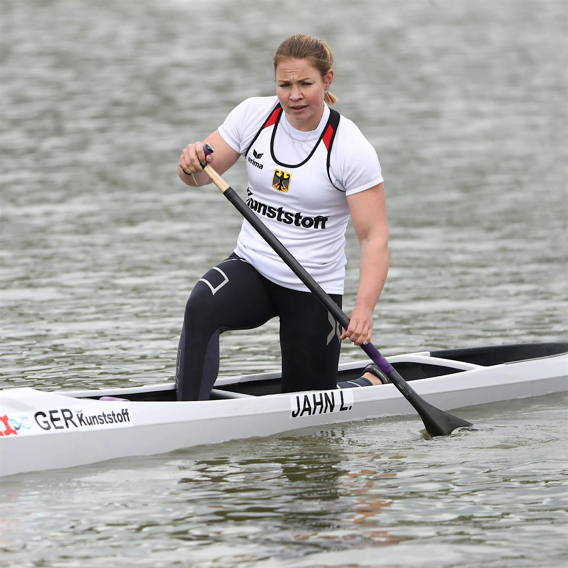 Die Berlinerin Lisa Jahn wird im Canadier Olympiageschichte schreiben
