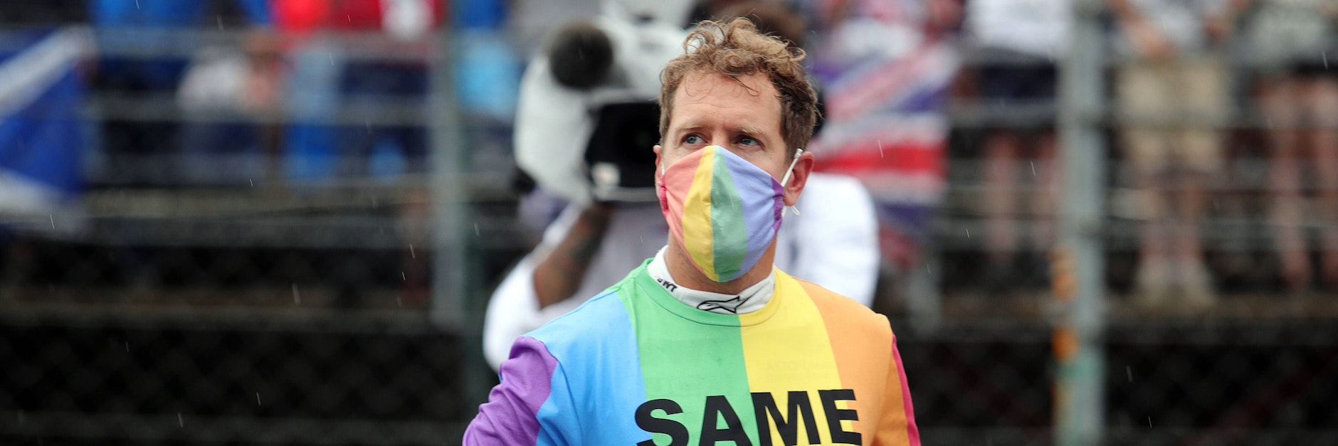 Sebastian Vettel sorgt mit seinem Protest&nbsp;gegen die homophobe Politik von Ungarn-Präsident Viktor Orban Aufsehen.