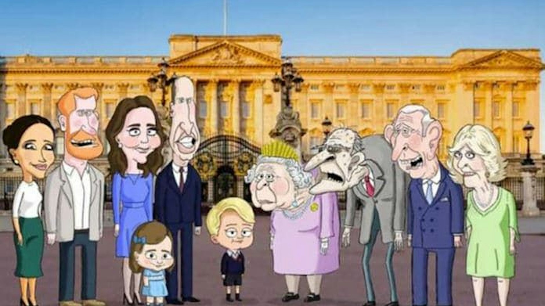 Die Königsfamilie in der Serie „The Prince“