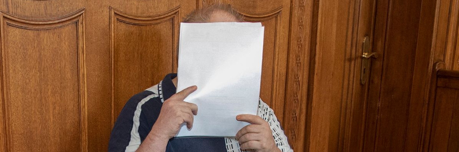 Dirk B. vor Gericht.