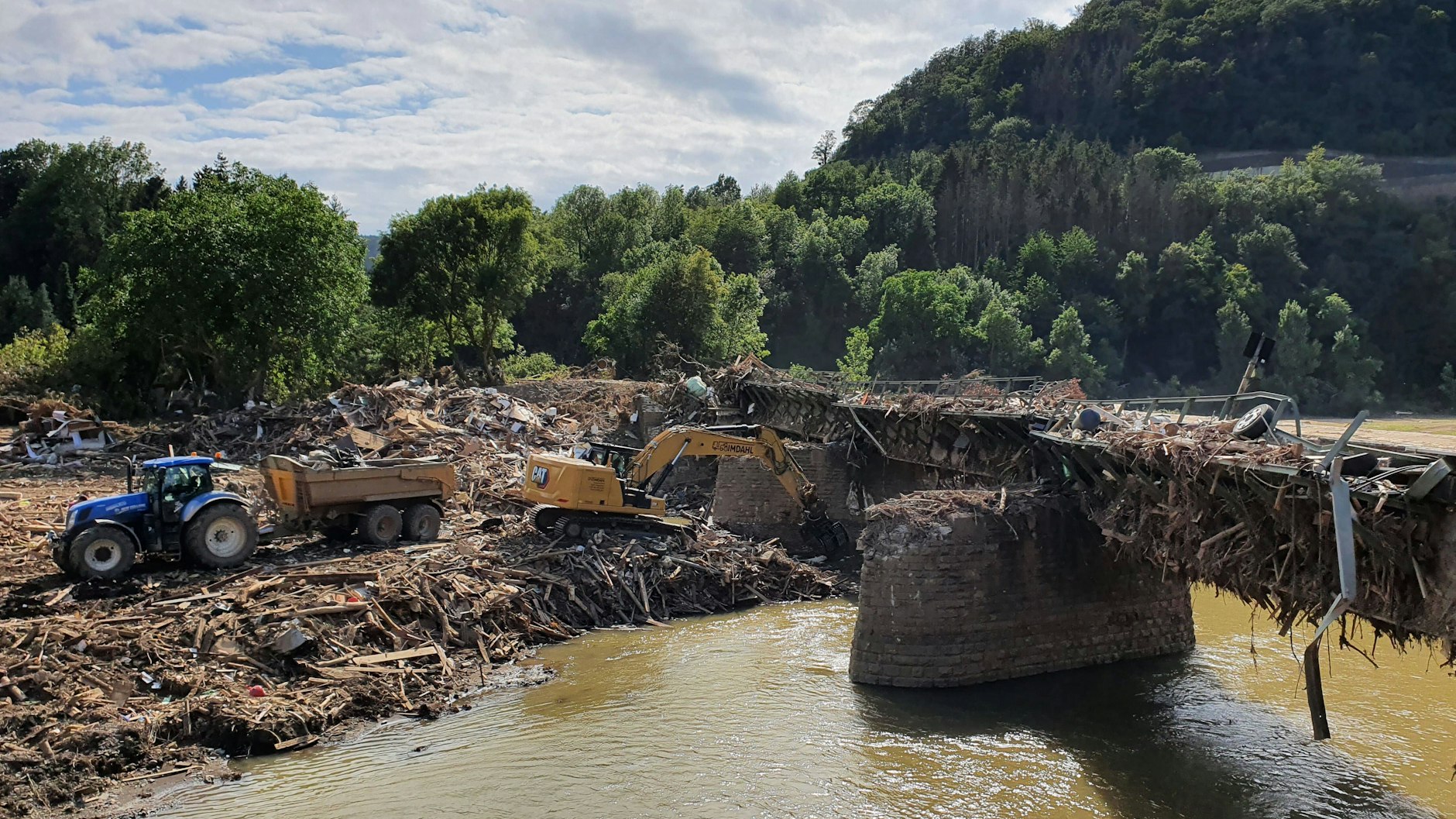 Das Ahrtal wurde von der Flutkatastrophe besonders schwer getroffen.