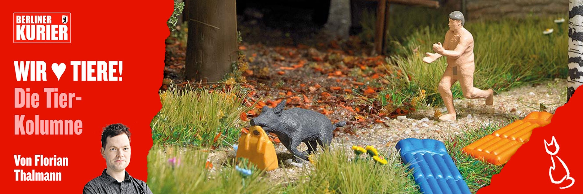 Der Klau-Sau vom Teufelssee wurde jetzt ein Denkmal gesetzt - in der Miniaturwelt der Modelleisenbahnen.
