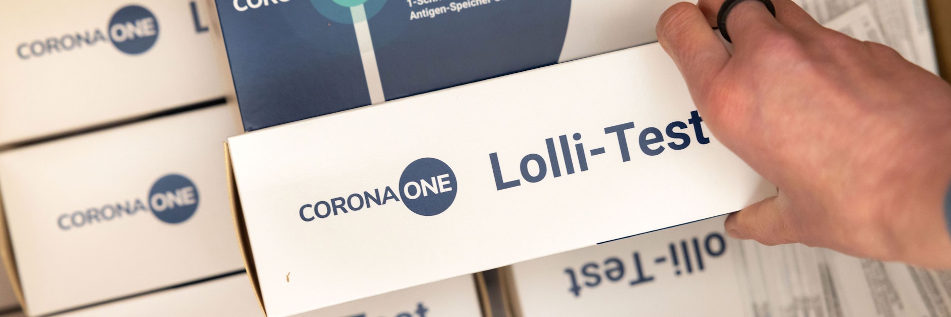 „Lolli-Test“ für die Grundschüler.