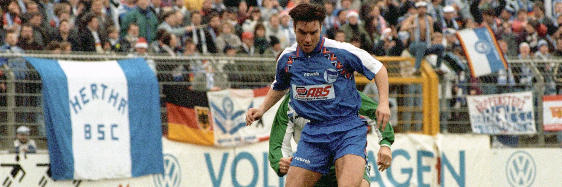 Mike Lünsmann stürmte von 1988 bis 1996 für Hertha BSC. Heute ist er Jugendtrainer im Klub.