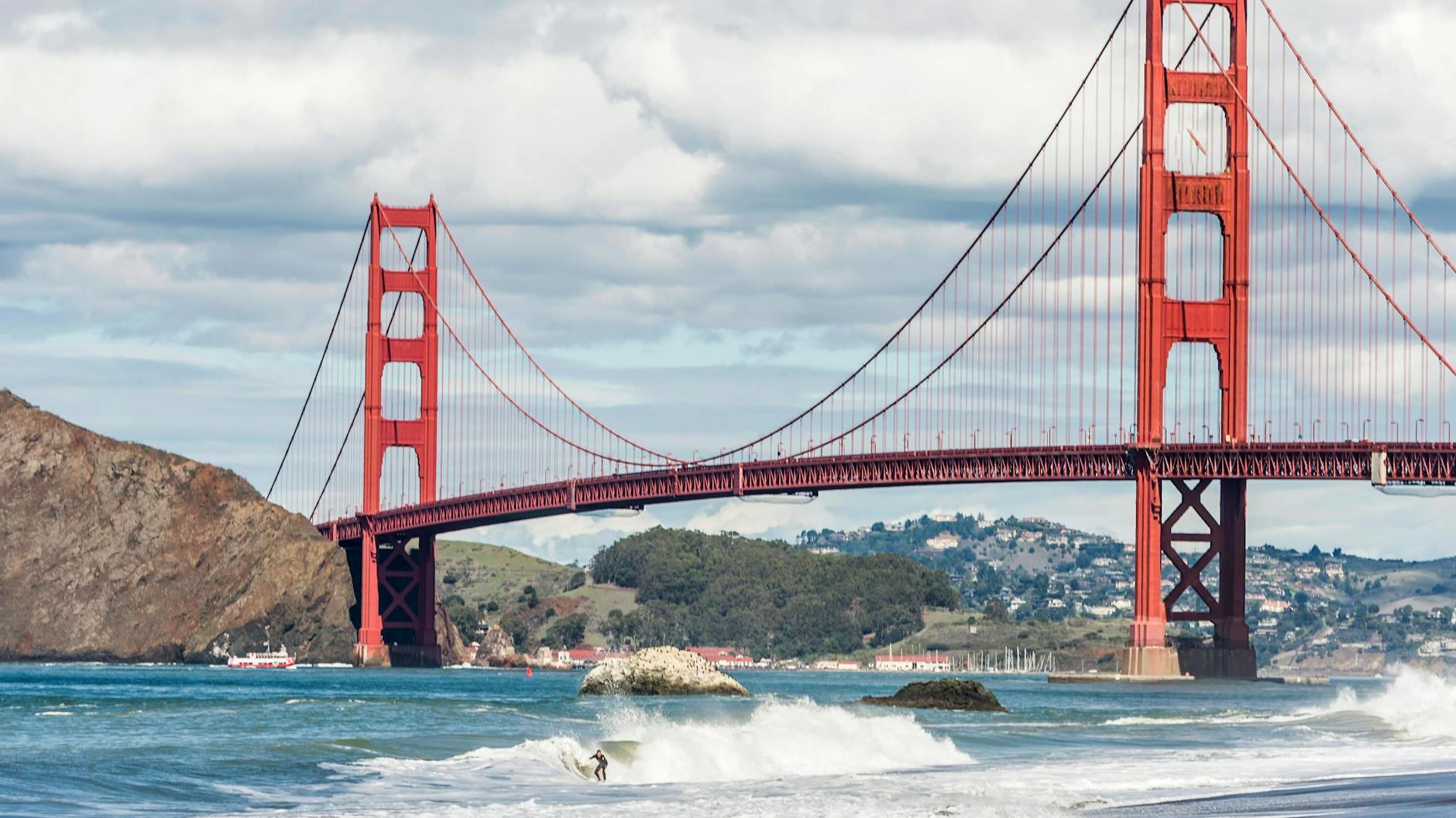 Die Golden Gate Bridge in San Francisco: Bald wieder ein Touristen-Hotspot für internationale Reisende?