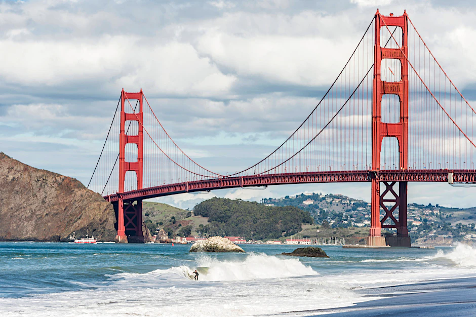 Die Golden Gate Bridge in San Francisco: Bald wieder ein Touristen-Hotspot für internationale Reisende?