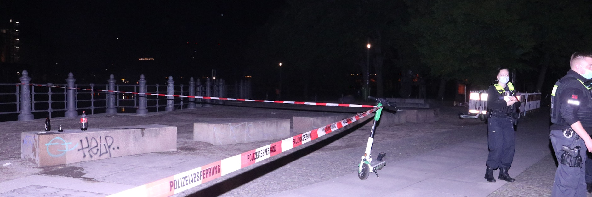 Im Mai war ein Mann am James-Simon-Park niedergestochen worden.