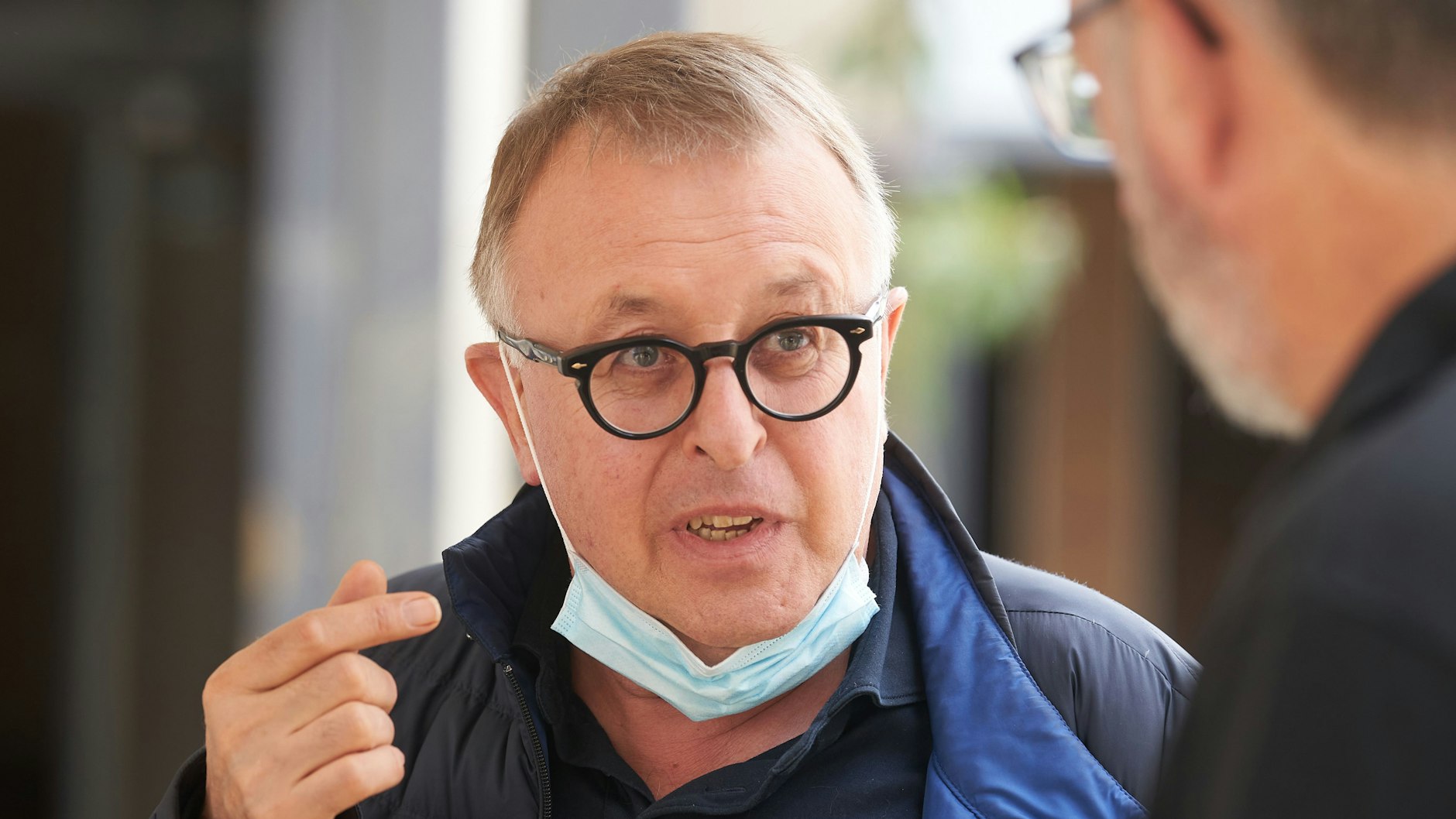 Ahrweiler: Landrat Jürgen Pföhler (CDU) besucht die Flutgebiete (Archivbild).