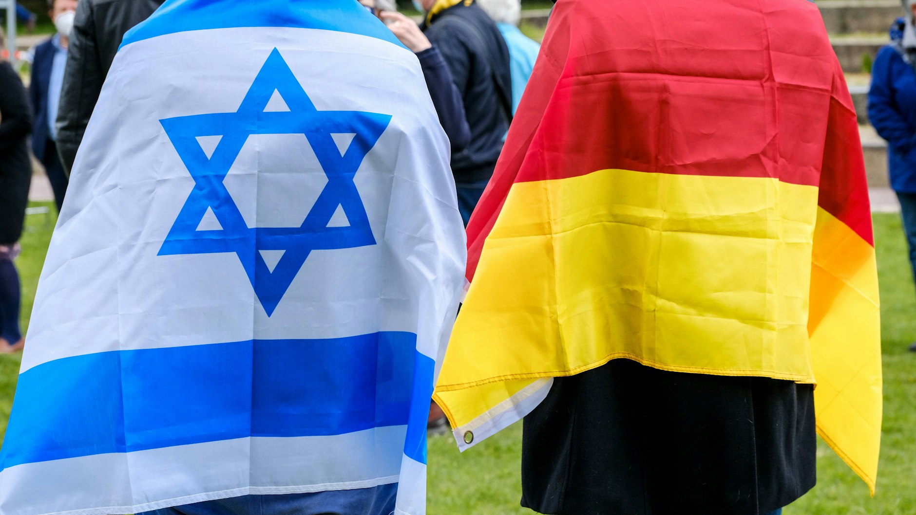 Israel und Deutschland Fahne