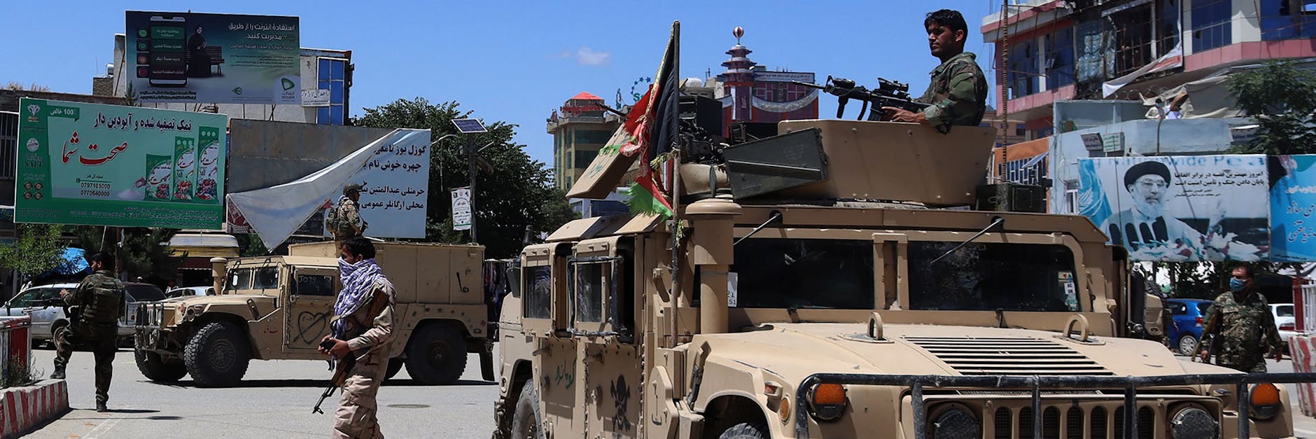 Militärs in Kundus – die Eroberung der Stadt ist der bisher größte Erfolg für die Taliban.