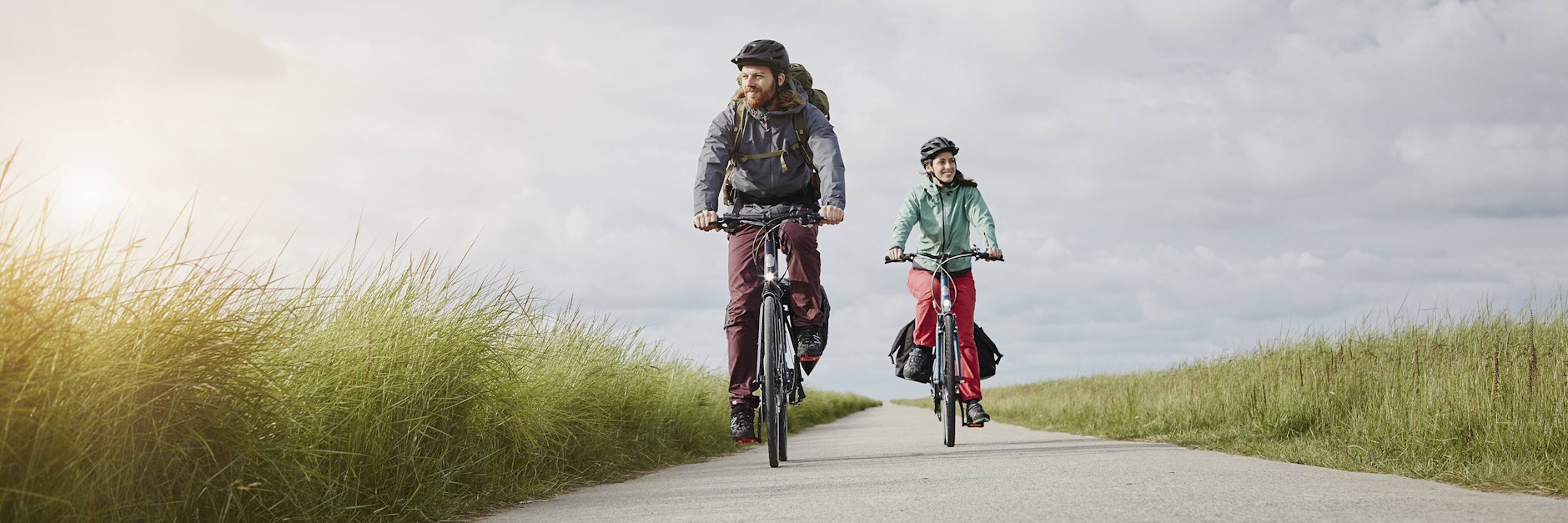 Einfach mal aufs Fahrrad steigen! Wer ab und an auf das Auto verzichtet, tut etwas fürs Klima.