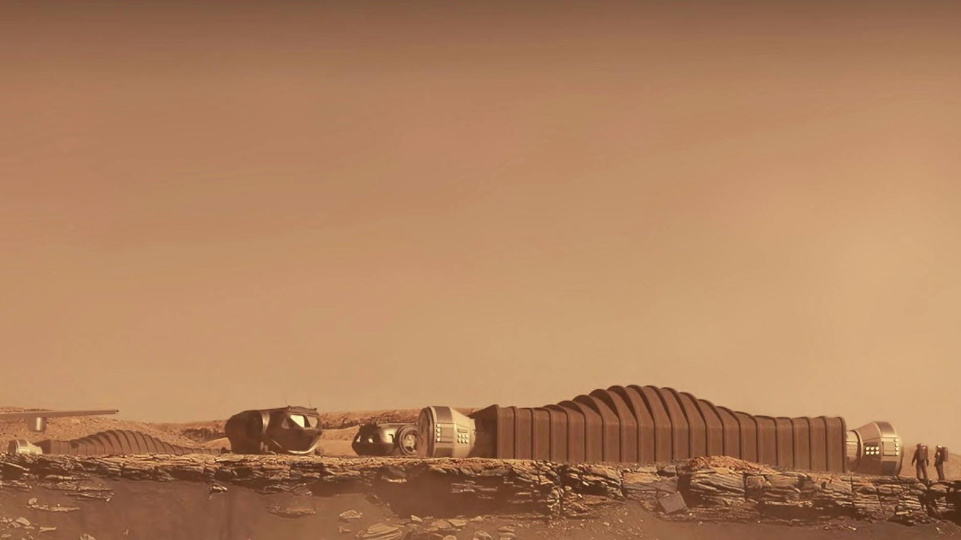 Das Habitat „Mars Dune Alpha“ ist 160 Quadratmeter groß und steht im „Johnson Space Center“ in Houston, Texas.