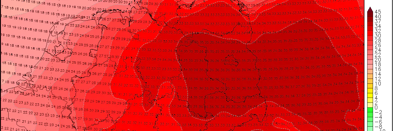 Extremhitze am kommenden Sonntag? In Berlin und Brandenburg werden bis zu 36 Grad erwartet. Das können auch mal 37 oder 38 Grad werden!