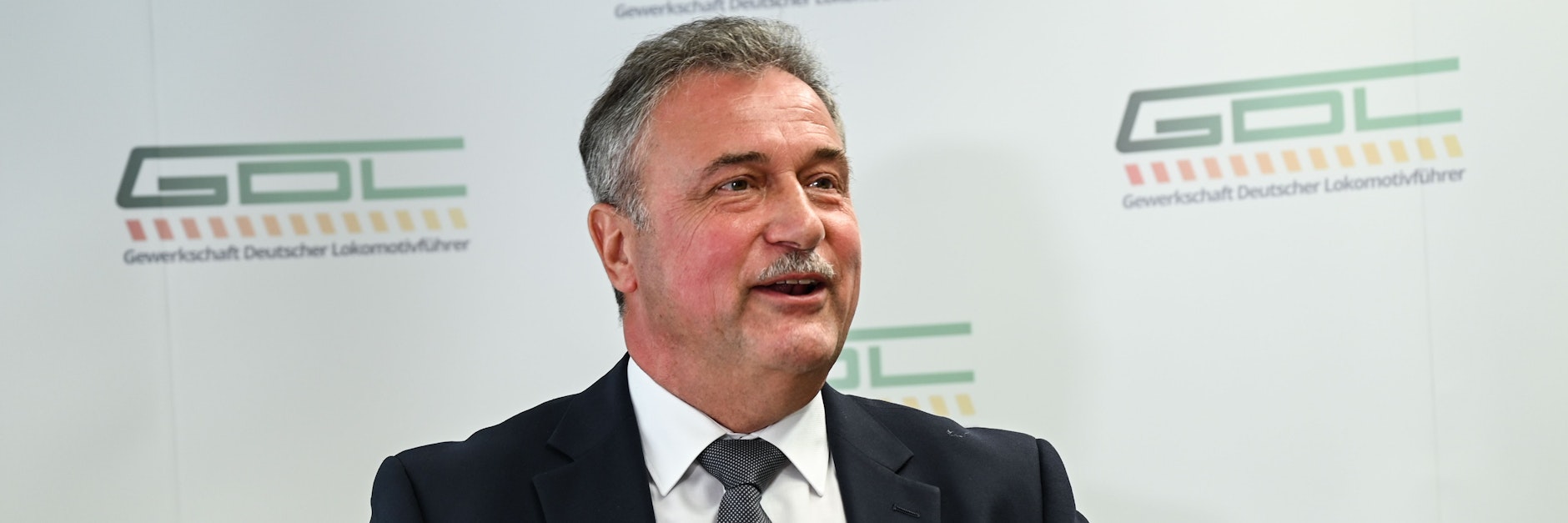 &nbsp;Claus Weselsky, Vorsitzender der Gewerkschaft Deutscher Lokomotivführer (GDL).