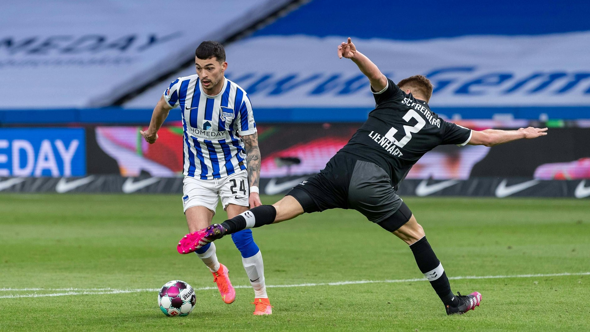Nemanja Radonjic bewies bei seiner halbjährigen Leihe, dass er mit seiner Dynamik für Torgefahr bei Hertha BSC sorgen kann.