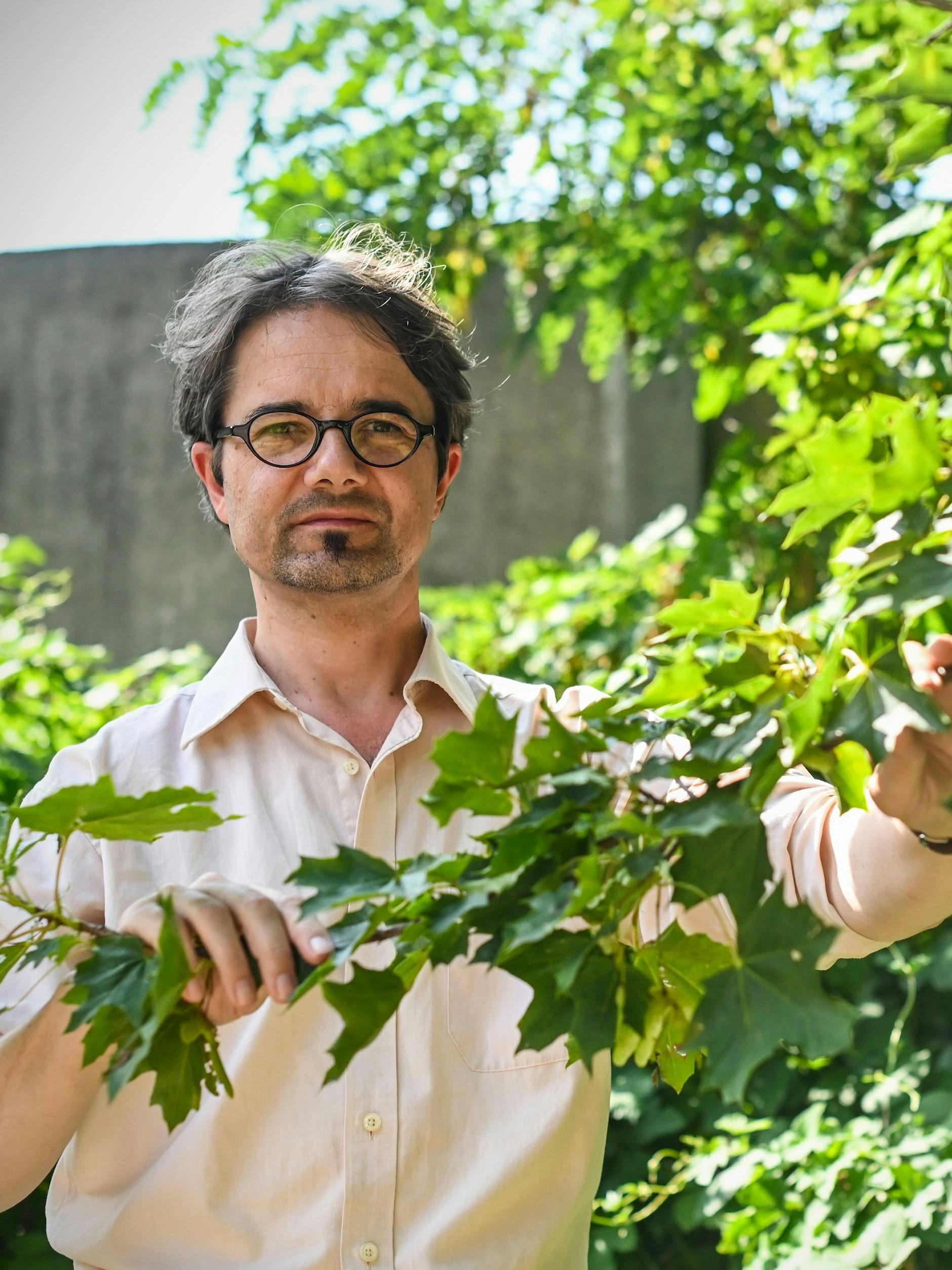 Sören Marotz (48), Ausstellungsleiter des DDR-Museums, stieß auf die Mauerreste. <br><br>