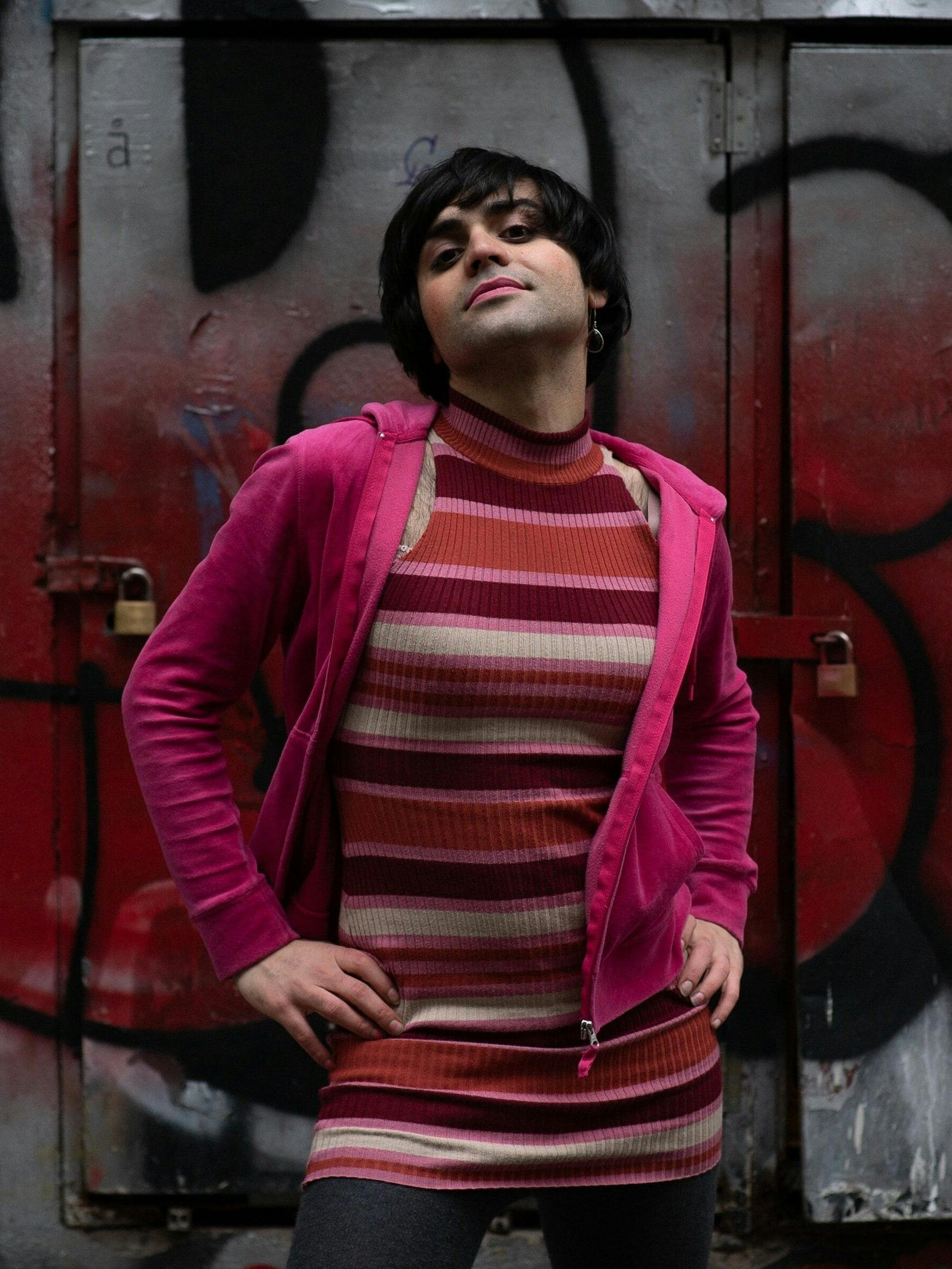 Trans filmmaker Amina Maher, who has faced transphobic violence in Berlin.