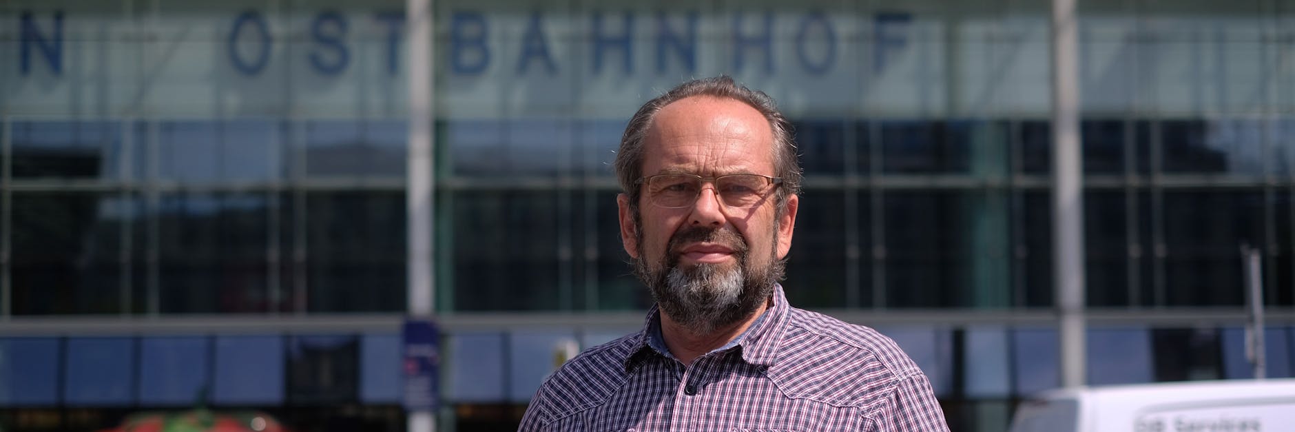 „Ich weiß, der Streik stößt bei vielen Menschen auf Unverständnis.“ Detlef Gangelmayer vor dem Berliner Ostbahnhof.