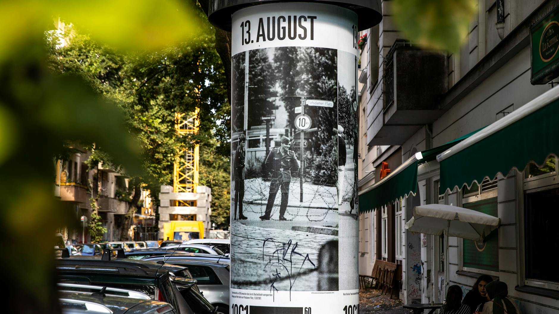 A Litfaßsäule on Ku'damm. 