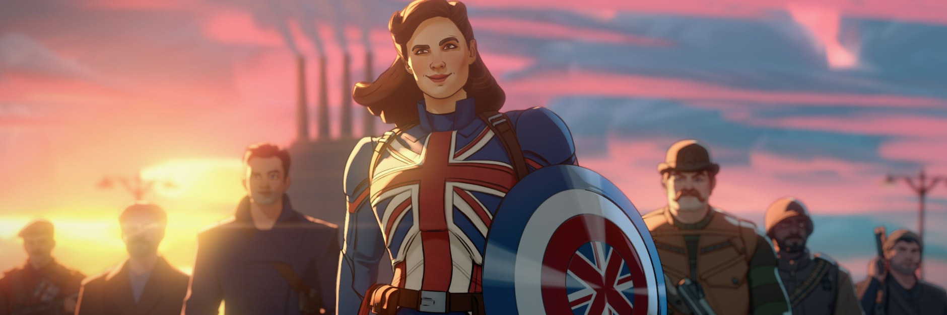 Szene der  Zeichentrickserie der Marvel Studios „What If ...?“.