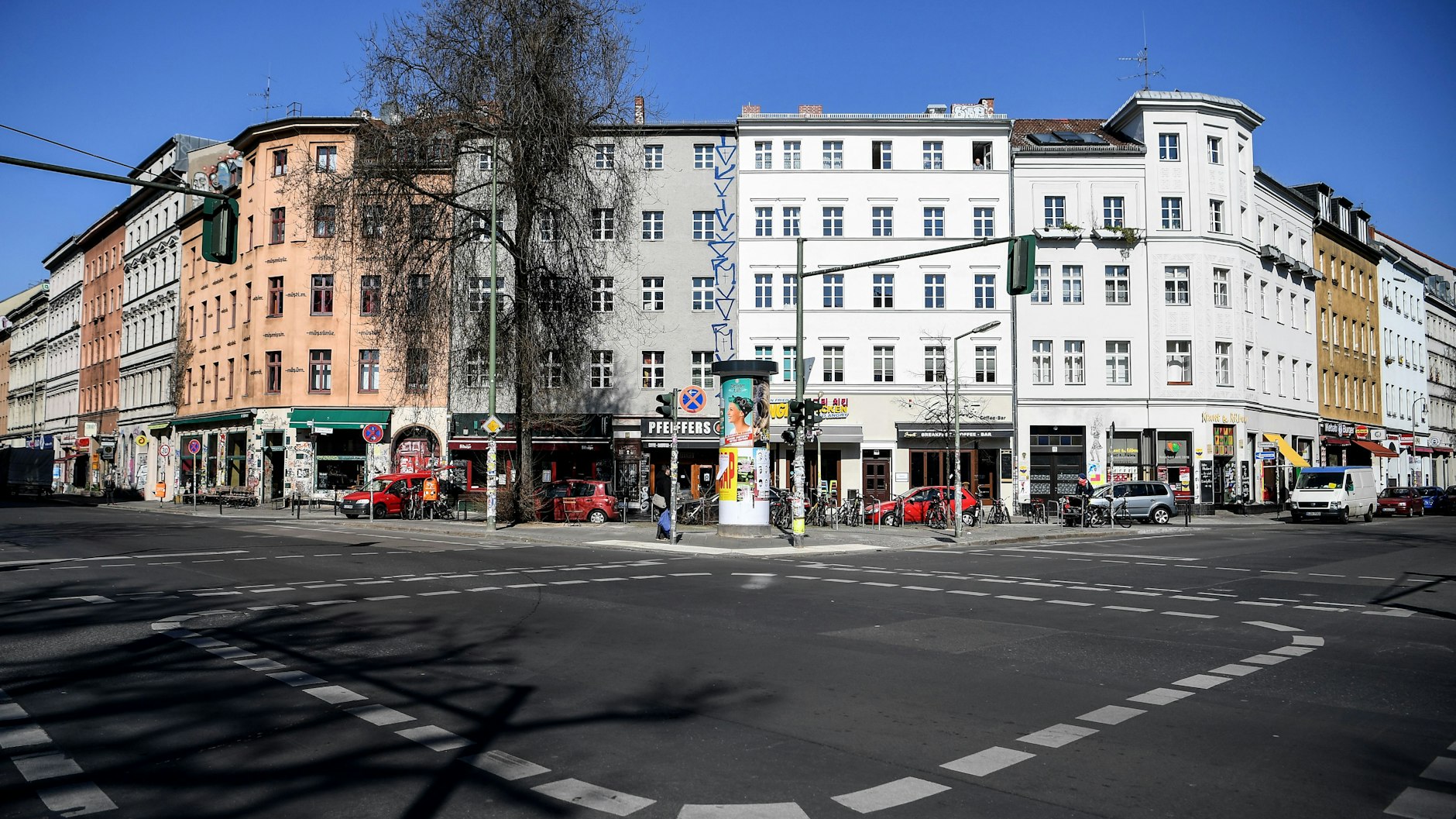 Der Heinrichplatz in Kreuzberg. Nach einem Einspruch aus der Bevölkerung muss Berlin auf den geplanten „Rio Reiser Platz“&nbsp;im Szene-Kiez noch warten.&nbsp;