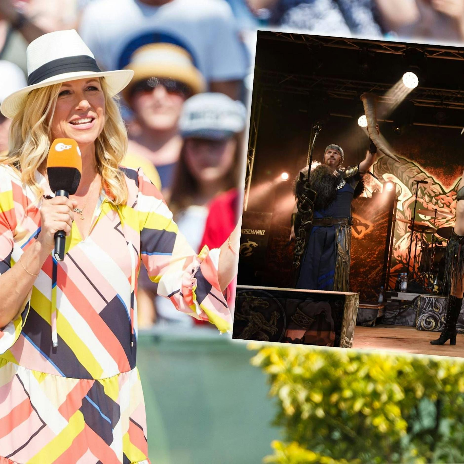 „Fernsehgarten“ plötzlich rockig! Andrea Kiewel empfängt Dieter „Quaster“ Hertrampf, Feuerschwanz und Co.