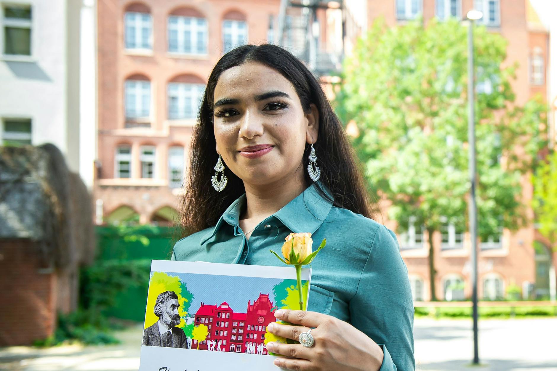 Mobaraka Zaheri graduated from high school in June.
