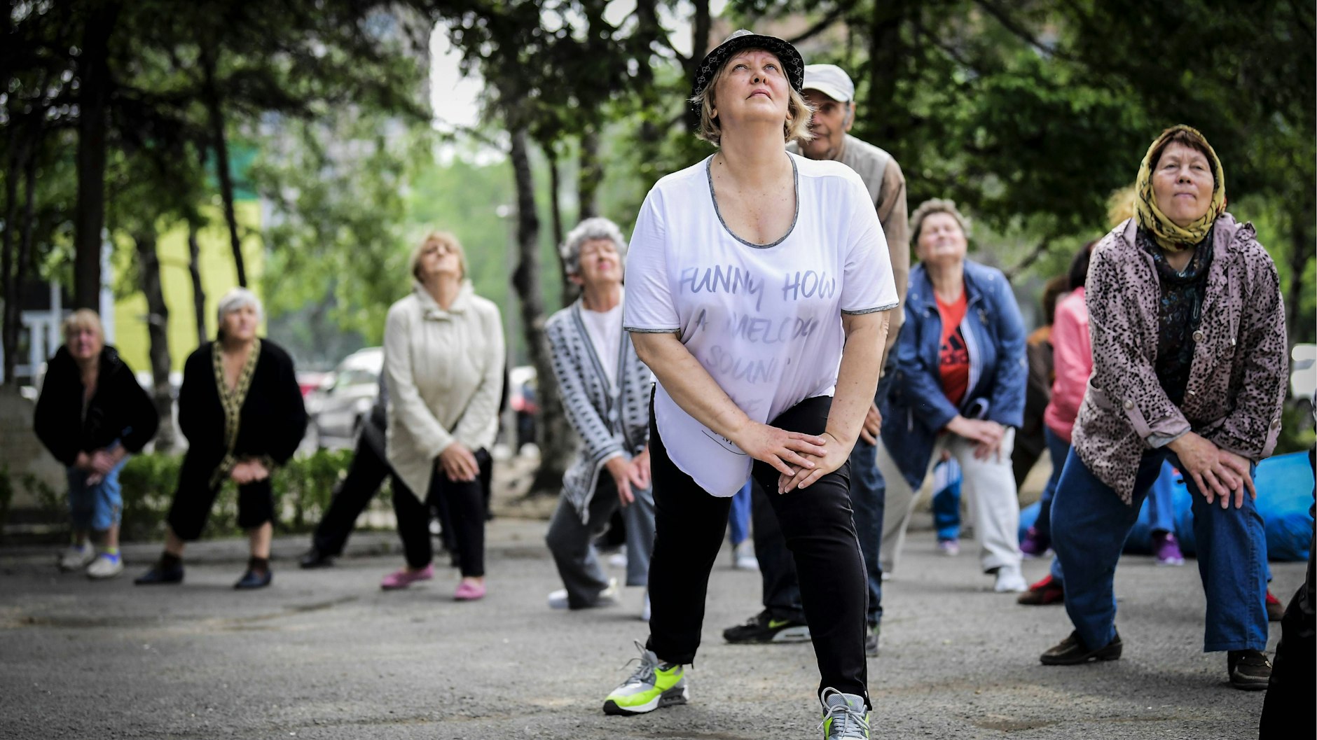 Viele Sportler treffen sich beispielsweise in Parks, um gemeinsam zu trainieren.