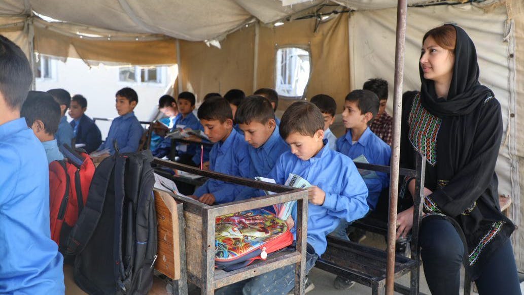 Als Nichtregierungsorganisation unterstützt Visions for Children seit vielen Jahren Schulen in Afghanistan wie die Khwaja Boghra primary and secondary school.