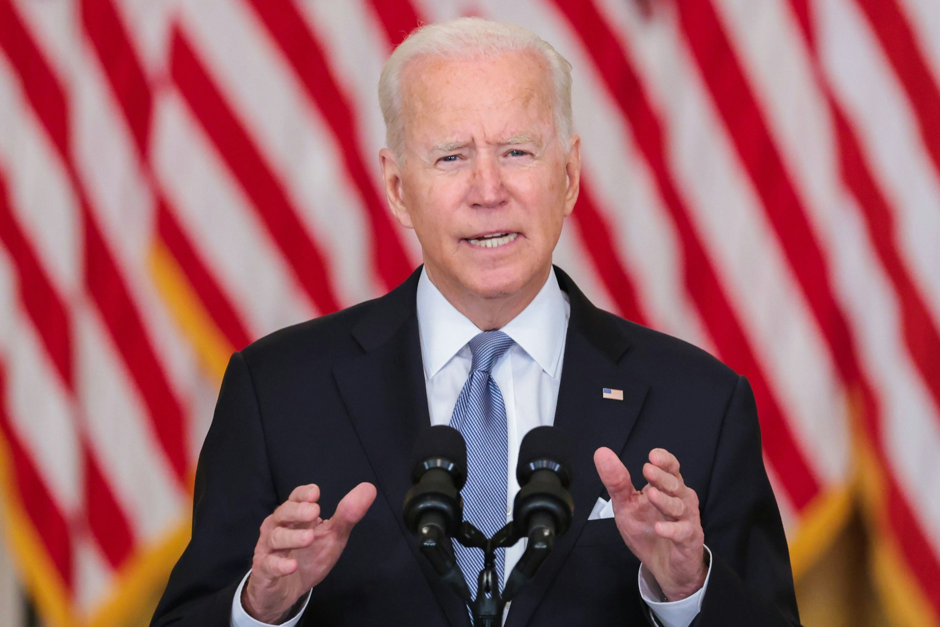 US-Präsident Joe Biden bei seiner Rede zu Afghanistan