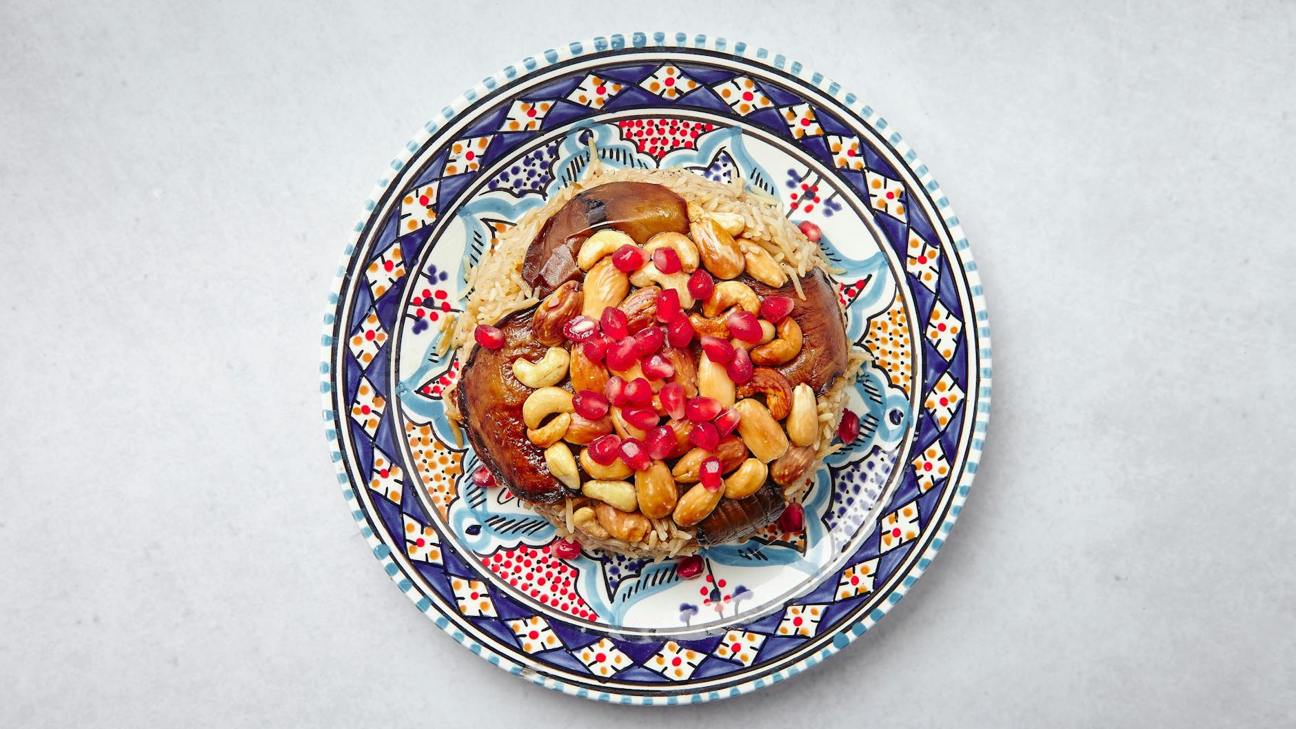 Makluba - a classic dish from Aleppo, and one of Samer’s favourites.