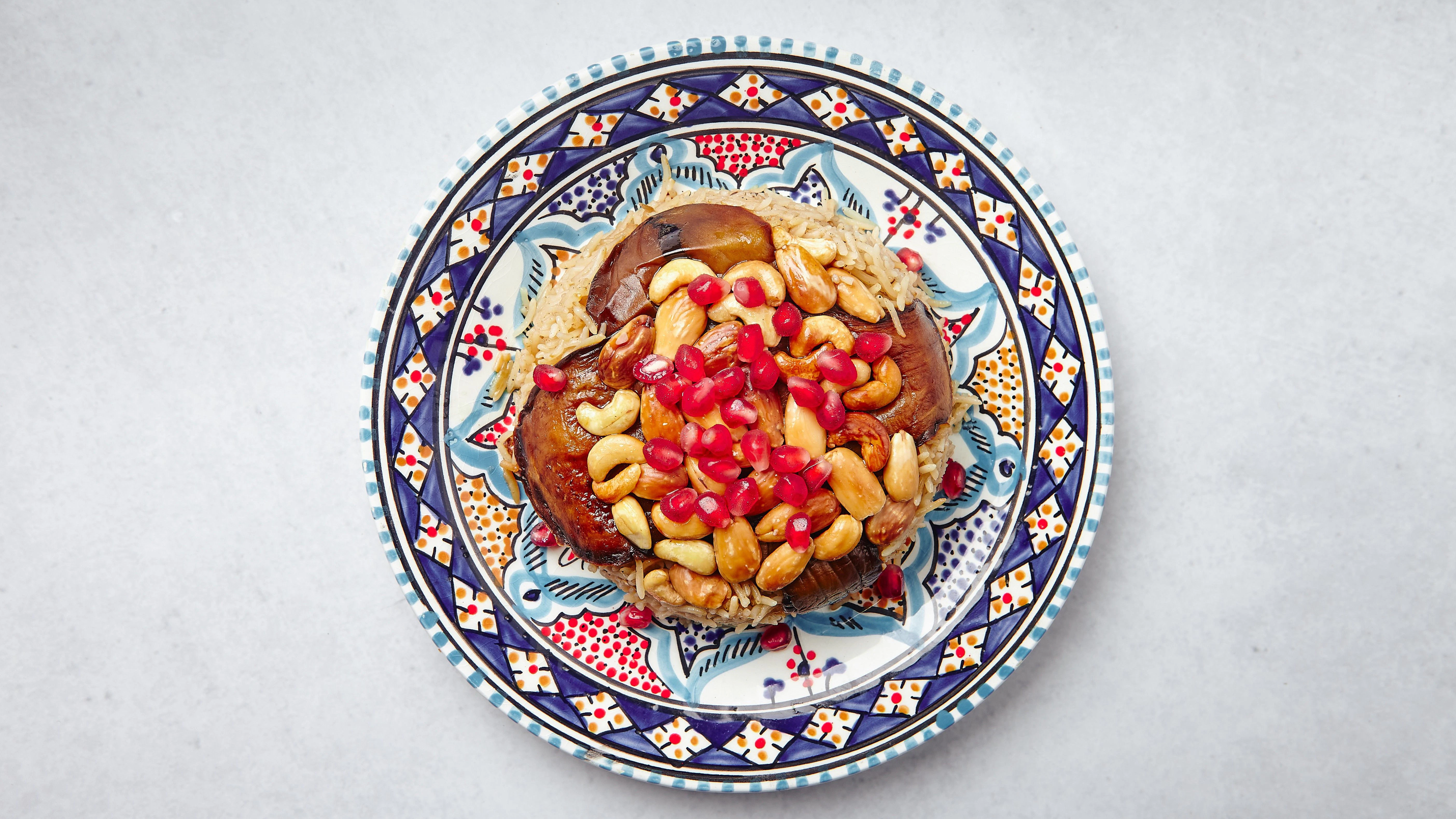 Makluba - a classic dish from Aleppo, and one of Samer’s favourites.