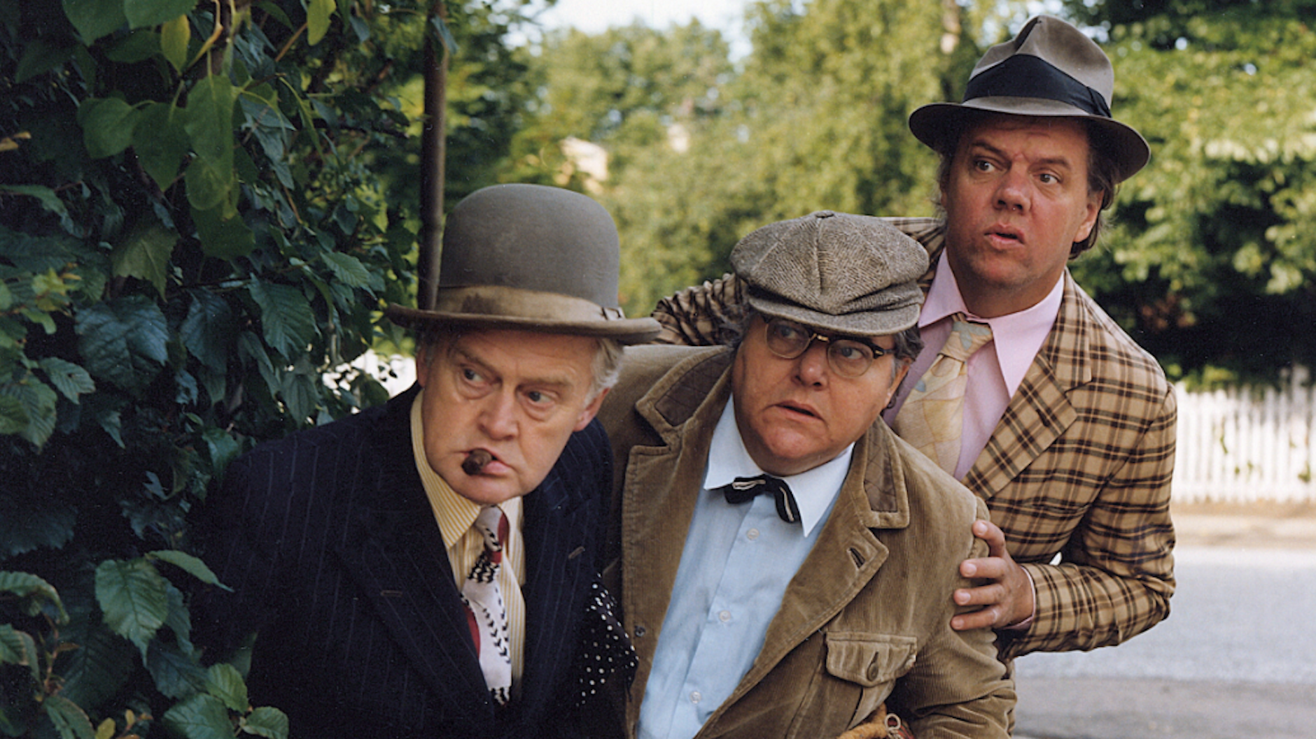 Die Olsenbande, wie wir sie im DDR-Kino oder Fernsehen liebten: Egon (Ove Sprogoe), Kjeld (Paul Bundgaard) und Benny (Morten Grunwald).