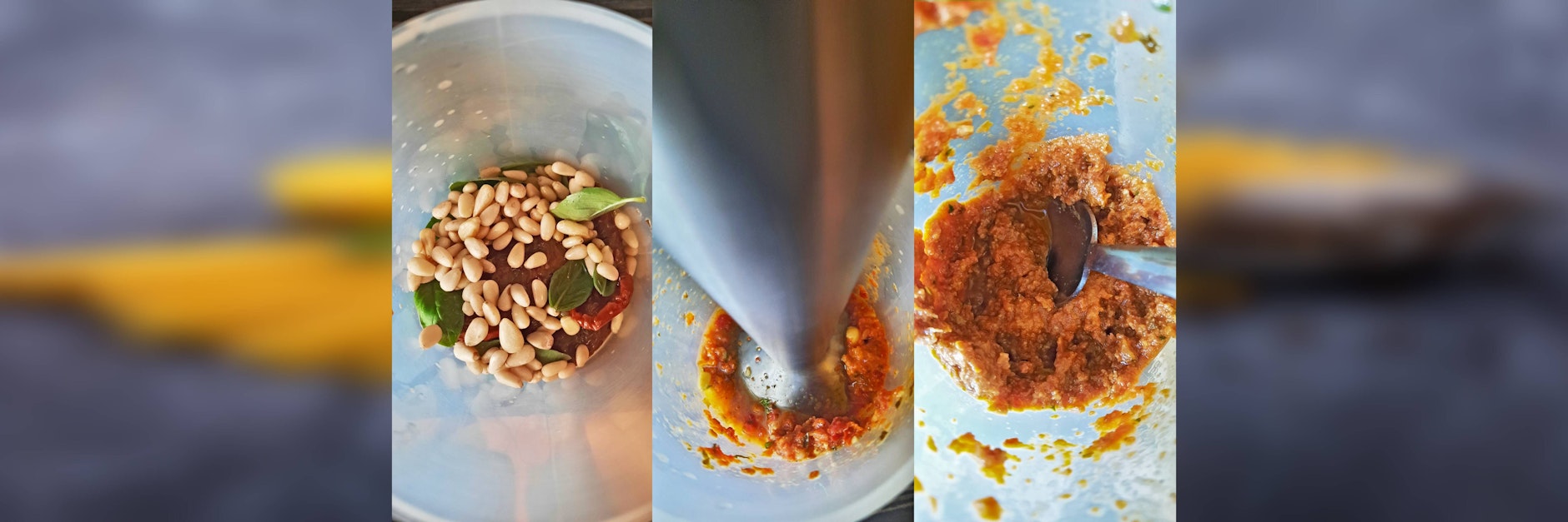 So werden Einzelzutaten zu einer perfekten Pesto Rosso.