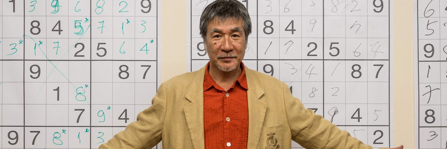 Maki Kaji bei einer Sudoku-Meisterschaft im brasilianische São Paulo 2012.