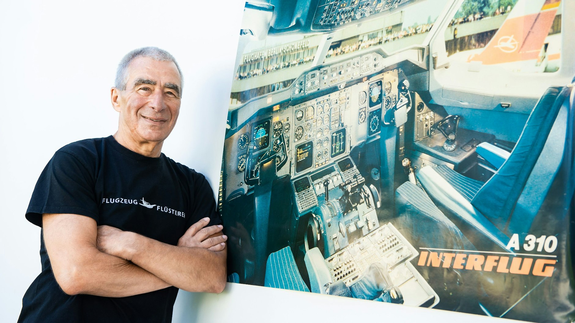 Der ehemalige Interflug-Kapitän Ulrich Kohl gehörte zu den ersten sechs Piloten, die in der DDR den A310 fliegen durften.